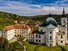 Křtiny - Chrám ve Křtinách - Santiniho barokní mistrovské dílo.